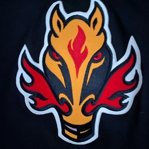 CCM Boys  youth Calgary Flames Jersey